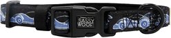 Sassy Woof Batman Dog Collar, Black, Small: 9.5 to 13-in neck, .60-in wide slide 2 of 6