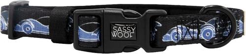 Show full view: Sassy Woof Batman Dog Collar, Black, X-Small: 7 to 9.5-in neck, .39-in wide slide 2 of 6