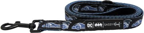 Show full view: Sassy Woof Batman Dog Leash, Black, 5-ft long, 4/5-in wide slide 2 of 6