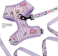 Sassy Woof Closet Goals Dog Harness & Leash, Purple, XX-Small: 10 to 14-in chest