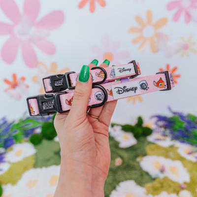 Show full view: Sassy Woof Disney's Bambi Dog Collar, Pink, Medium slide 3 of 5