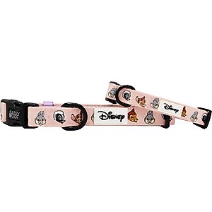 Sassy Woof Disney's Bambi Dog Collar, Pink, Small