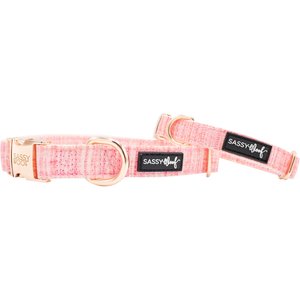 Sassy Woof Dog Collar, Dolce Rose, Medium