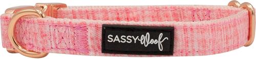Show full view: Sassy Woof Dog Collar, Dolce Rose, Medium slide 3 of 6