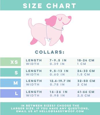 Show full view: Sassy Woof Dog Collar, Napa, Large slide 4 of 6