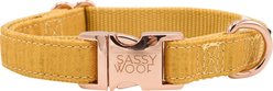 Sassy Woof Dog Collar, Sunflower Fields, Medium slide 2 of 5