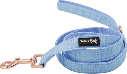 Show full view: Sassy Woof Dog Waste Bag Holder, Collar, & Leash, 3 count, Blue, Large slide 4 of 9