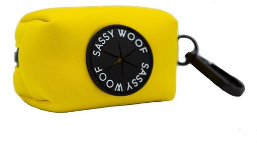 Show full view: Sassy Woof Dog Waste Bag Holder, Collar, & Leash, 3 count, Neon Yellow, Large slide 5 of 8