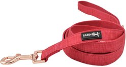 Sassy Woof Fabric Dog Leash, Red