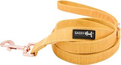 Sassy Woof Fabric Dog Leash, Sunflower Fields