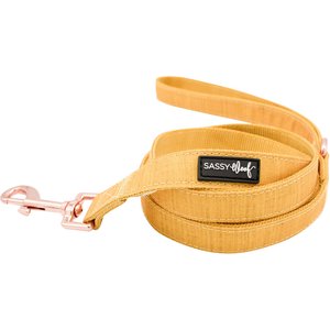 Sassy Woof Fabric Dog Leash, Sunflower Fields