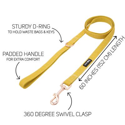 Show full view: Sassy Woof Fabric Dog Leash, Sunflower Fields slide 3 of 4