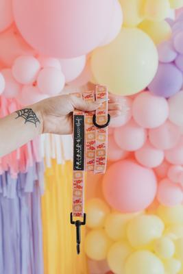 Show full view: Sassy Woof Friends Dog Harness & Leash, Pink, Medium: 18 to 25-in chest slide 5 of 7