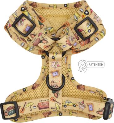 Show full view: Sassy Woof Friends Dog Harness, Yellow, Medium: 18 to 25-in chest slide 2 of 4