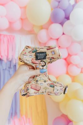 Show full view: Sassy Woof Friends Dog Harness, Yellow, Small: 16 to 21-in chest slide 3 of 5