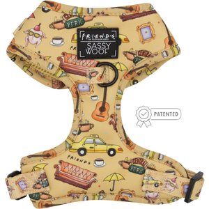 Sassy Woof Friends Dog Harness, Yellow, X-Small: 14 to 19-in chest