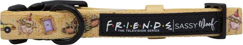 Show full view: Sassy Woof Friends Standard Dog Collar, Yellow, Small  slide 3 of 5
