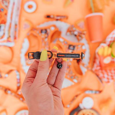 Show full view: Sassy Woof Garfield Cat Collar, Small: 5.5 to 8-in neck, 2/5-in wide slide 6 of 6