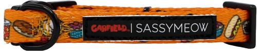 Show full view: Sassy Woof Garfield Cat Collar, Small: 5.5 to 8-in neck, 2/5-in wide slide 4 of 6