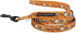 Sassy Woof Garfield Cat Leash, One Size: 6-ft long, 0.6-in wide