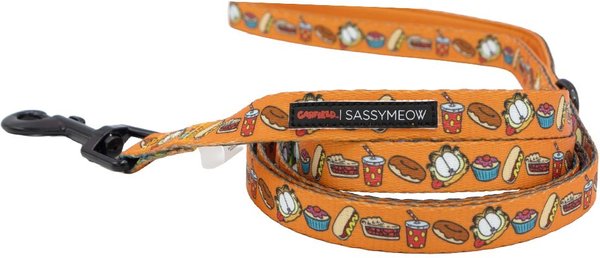 Show full view: Sassy Woof Garfield Cat Leash, One Size: 6-ft long, 0.6-in wide slide 1 of 3