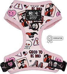 Sassy Woof Harley Quin Dog Harness, Pink, X-Small: 14 to 19-in chest