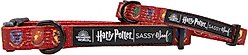 Sassy Woof Harry Potter Standard Dog Collar, Red, Medium