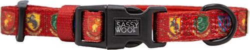Show full view: Sassy Woof Harry Potter Standard Dog Collar, Red, Small  slide 3 of 6