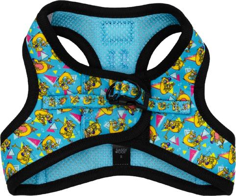 Show full view: Sassy Woof Nickelodeon CatDog Step-in Cat Harness, Blue, Medium: 16 to 18-in chest slide 2 of 7