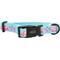 Show in main carousel: Sassy Woof On a Roll Dog Collar, Blue, Medium: 12.6 to 19.7-in neck, .78-in wide slide 2 of 6