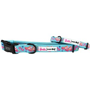 Sassy Woof On a Roll Dog Collar, Blue, Small: 9.5 to 13-in neck, .60-in wide