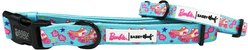 Sassy Woof On a Roll Dog Collar, Blue, X-Small: 7 to 9.5-in neck, .39-in wide