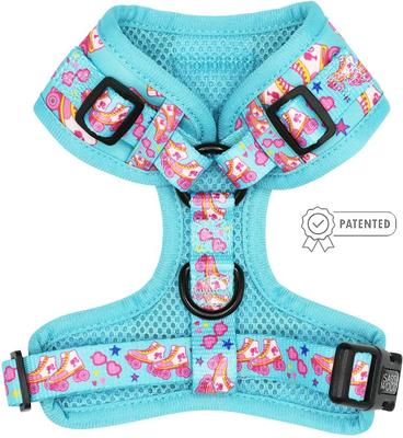 Show full view: Sassy Woof On a Roll Dog Harness, Blue, Small: 16 to 21-in chest slide 2 of 4