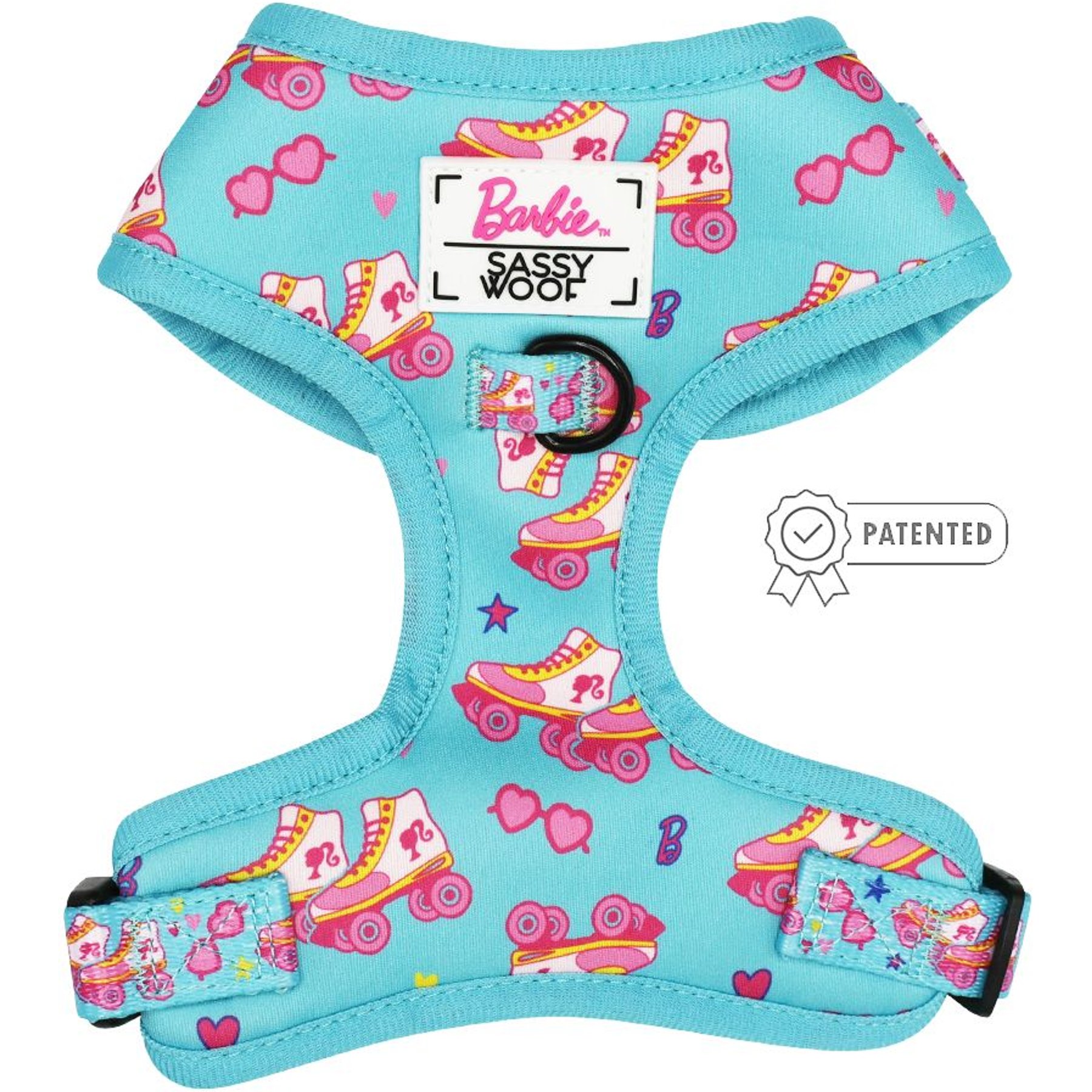 Sassy Woof On a Roll Dog Harness, Blue, XX-Large: 25 to 37-in chest