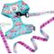 Show in main carousel: Sassy Woof On A Roll Dog Harness & Leash, Teal, X-Small: 14 to 19-in chest slide 1 of 7