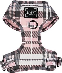 Sassy Woof Pawberry Dog Adjustable Harness, Pink, Medium: 18 to 25-in chest