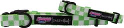 Sassy Woof Powerpuff Girls Dog Collar, Green, Medium: 12.6 to 19.7-in neck, .78-in wide