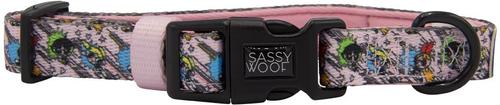 Show full view: Sassy Woof Powerpuff Girls Dog Collar, Pink, Small: 9.5 to 13-in neck, .60-in wide slide 2 of 6