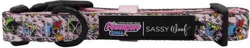 Show full view: Sassy Woof Powerpuff Girls Dog Collar, Pink, Small: 9.5 to 13-in neck, .60-in wide slide 3 of 6