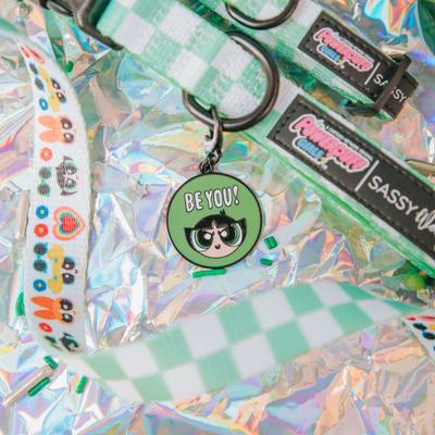Show full view: Sassy Woof Powerpuff Girls Dog Collar Tag, Green slide 4 of 4