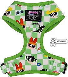 Sassy Woof Powerpuff Girls Dog Harness, Green, Medium: 18 to 25-in chest