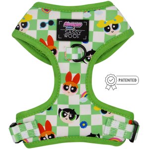 Sassy Woof Powerpuff Girls Dog Harness, Green, Small: 16 to 21-in chest