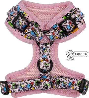 Show full view: Sassy Woof Powerpuff Girls Dog Harness, Pink, X-Large: 24 to 35-in chest slide 2 of 6