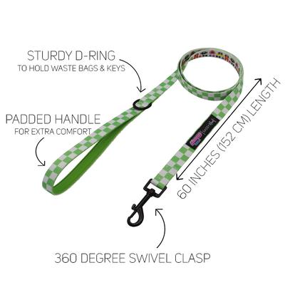 Show full view: Sassy Woof Powerpuff Girls Dog Leash, 5-ft long, 4/5-in wide, Green slide 3 of 5