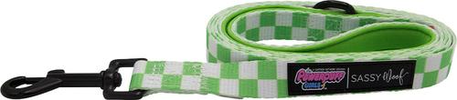 Show full view: Sassy Woof Powerpuff Girls Dog Leash, 5-ft long, 4/5-in wide, Green slide 2 of 5