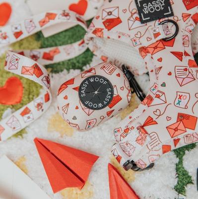 Show full view: Sassy Woof P.S. I Woof You Dog Waste Bag Holder, Beige slide 2 of 4