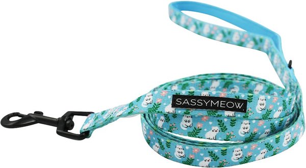 Show full view: Sassy Woof Purrs & Petals Cat Leash, 6-ft long slide 1 of 4