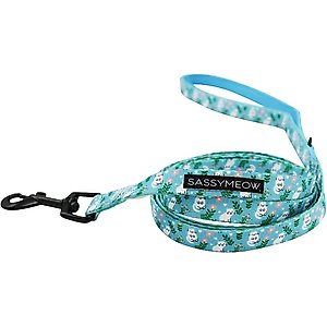 Sassy Woof Purrs & Petals Cat Leash, 6-ft long