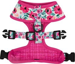 Sassy Woof Reversible Dog Harness, Floral Frenzy, Pink, Large slide 2 of 4