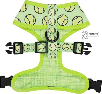 Show full view: Sassy Woof Reversible Dog Harness, Serving Up Sass, Yellow, X-Small slide 2 of 5